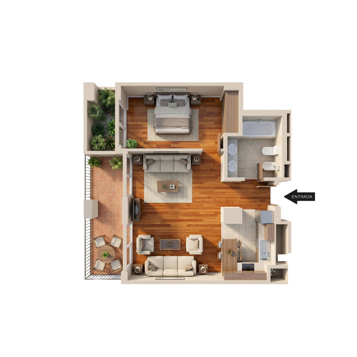 1 Dormitorio